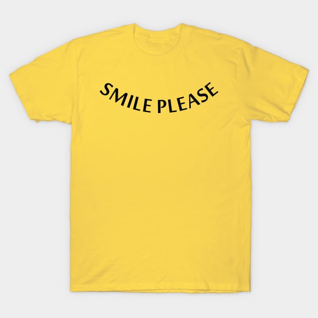 Smile please, text T-Shirt by grafart